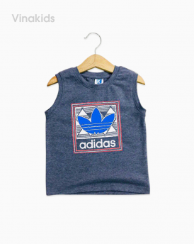 Áo bé trai Adidas màu ghi size đại