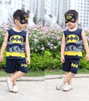 Đồ bộ bé trai batman kèm mặt lạ màu tím than