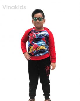 Đồ bộ bé trai siêu nhân 3D spider man (1-7 tuổi)