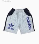 Quần cotton adidas bé trai màu ghi