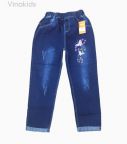 Quần jeans bé gái thêu bướm (6-9 tuổi)