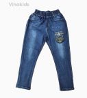 Quần jeans dài bé gái thêu mèo( 6-10 Tuổi)