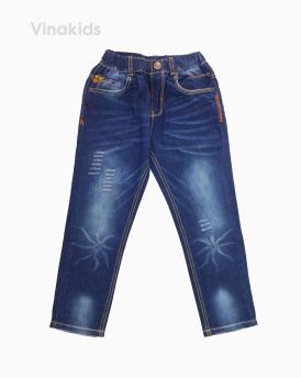 Quần jeans dài bé trai mài màu đậm 32097 (12-16 Tuổi)