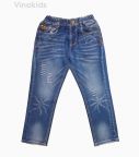 Quần jeans dài bé trai mài màu nhạt 32097 (12-16 Tuổi)