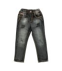 Quần jeans dài bé trai rách màu đen 32081 (12-16 Tuổi)