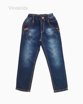 Quần jeans dài bé trai rách màu xanh 32081 (12-16 Tuổi)