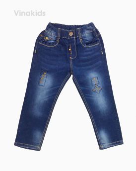 Quần jeans dài bé trai cúc khóa 22126 (7-11 Tuổi)