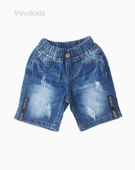 Quần jeans lửng bé trai Fashion màu đậm (7-10 tuổi)