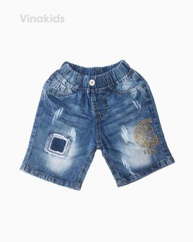 Quần jeans lửng bé trai Versace màu đậm (1-7 tuổi)