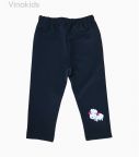 Quần legging bé gái thêu cừu màu đen (7m-4 tuổi)