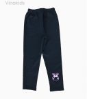 Quần legging bé gái thêu thỏ màu đen (4-7 tuổi)