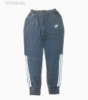 Quần nỉ bé trai adidas phối sọc màu xám (10-15 tuổi)