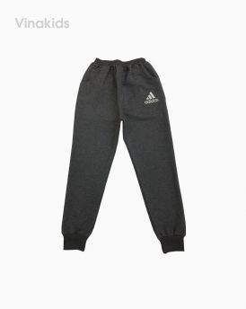 Quần nỉ bé trai dáng thể thao adidas màu xám (7-12 tuổi)